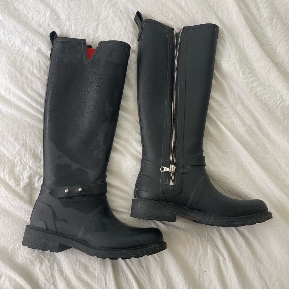 Rag and Bone Moto rain boots